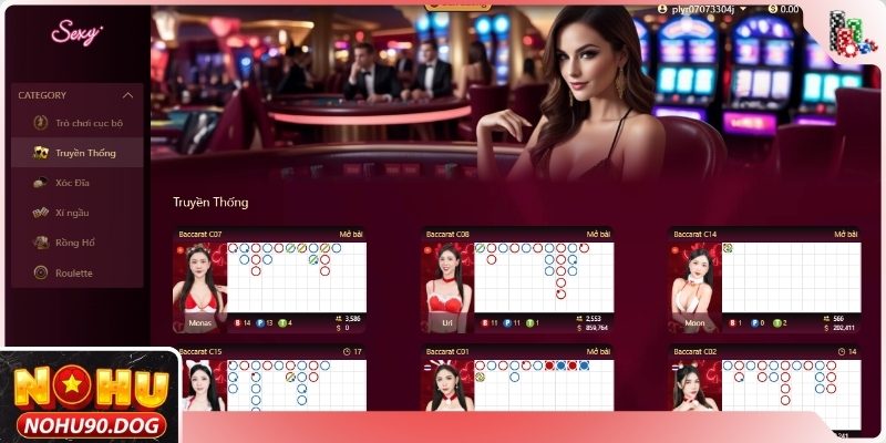 Đôi nét về sảnh casino NOHU90